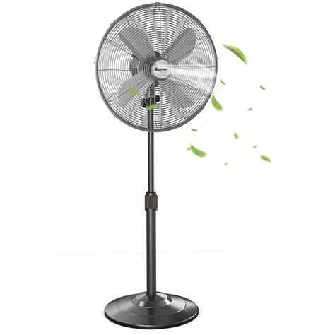 pedestal fan with steel blades